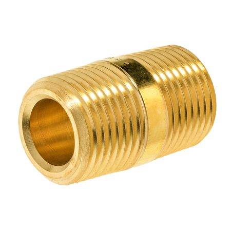 USA INDUSTRIALS Pipe Fitting - Brass - Instrumentation - Close Nipple - 3/4" NPT Male ZUSA-PF-4936